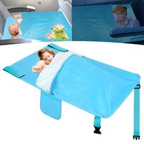 Cama de avião e cobertor GoCozy Toddler Blue com livros de adesivos Cama de avião e cobertor GoCozy Toddler Blue com livros de adesivos