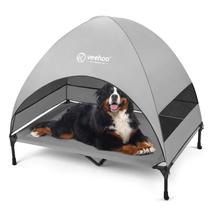 Cama de cachorro ao ar livre Veehoo com refrigeração de dossel para cães grandes Cama de cachorro ao ar livre Veehoo com refrigeração de dossel para cães grandes