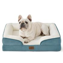 Cama de cachorro Bedsure ortopédica impermeável para cães médios azul