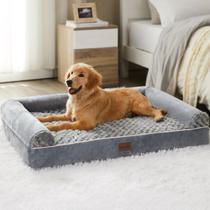 Cama de cachorro BFPETHOME Ortopédica para cães grandes à prova d'água