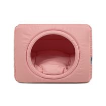 Cama de Cachorro e Gato Caminha Pet Iglu Impermeável 50x60 Rose