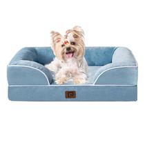 Cama de cachorro EHEYCIGA Espuma viscoelástica ortopédica impermeável para cães pequenos Cama de cachorro EHEYCIGA Espuma viscoelástica ortopédica impermeável para cães pequenos