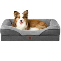 Cama de cachorro EHEYCIGA Memory Foam para cães grandes com forro impermeável