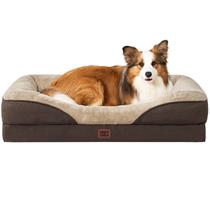 Cama de cachorro EHEYCIGA Memory Foam para cães grandes, impermeável, marrom Cama de cachorro EHEYCIGA Memory Foam para cães grandes, impermeável, marrom