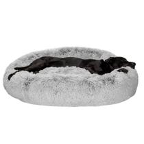 Cama de cachorro Furhaven Calming Donut recarregável para cães grandes