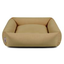 Cama de Cachorro Impermeável com Zíper Hanna Caminha Pet 53x53 Fendi - Senhor Bicho