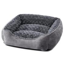 Cama de cachorro JOEJOY retangular cinza para cães pequenos, médios e grandes
