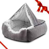 Cama de cachorro MIXJOY Cobertor retangular com capuz para cães pequenos