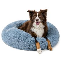 Cama de cachorro PetAmi Calming Round Donut lavável para animais de estimação de 20 kg