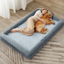 Cama de cachorro WNPETHOME Human para adultos, lavável com capa impermeável Cama de cachorro WNPETHOME Human para adultos, lavável com capa impermeável