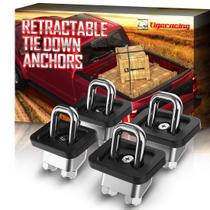 Cama de caminhão retrátil Tie Down Anchors Tigeracing D Ring