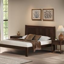 Cama de Casal 112cm X 210cm em Madeira Maciça Modena Cama de Casal 112cm X 210cm em Madeira Maciça Modena