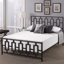 CAMA DE CASAL 138x188 EM AÇO ESTILO INDUSTRIAL ESTRUTURA REFORÇADA CA01