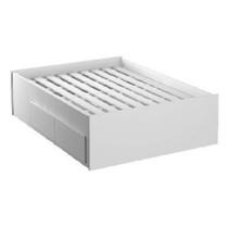 Cama de Casal 147cm 4 Gavetas Dreams F04 Branco - Mpozenato