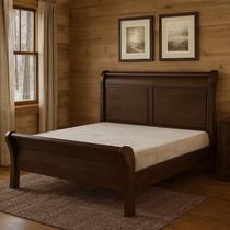 Cama de Casal 160m Madeira Maciça Amsterdã Marrom/Capuccino Cama de Casal 160m Madeira Maciça Amsterdã Marrom/Capuccino