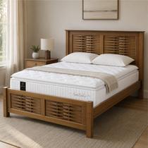 Cama de Casal 172x213x121cm Sol 100% Madeira Maciça Cama de Casal 172x213x121cm Sol 100% Madeira Maciça