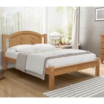 Cama de Casal 197cm x 146cm Freijó Grécia Madeira Pinus - Cavazotto