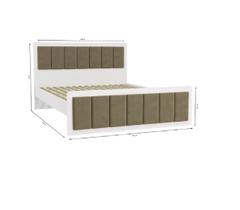 Cama De Casal Branca Para Colchão 158 Cm Kappesberg N830-BR