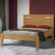 Cama De Casal Com Cabeceira 100% MDF Cinamomo Off White Fege Shop Jm