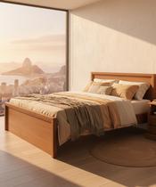 Cama de Casal King Size 1,95 x 2,05 - Móveis de Gramado