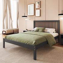 Cama de Casal Lucy de Madeira Maciça com Lastro Cama de Casal Lucy de Madeira Maciça com Lastro