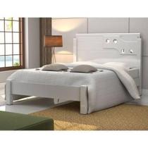 Cama De Casal Luíza 1.40 Branco - Vitamov 0260210 Cama De Casal Luíza 1.40 Branco - Vitamov 0260210