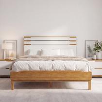 Cama de Casal Madeira Maciça Marselha Yescasa