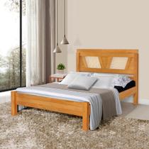 Cama de Casal Madeira Magnolia Imbuia