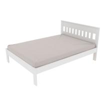 Cama de casal MDP CM8007 Branco G69 - Gran Belo Cama de casal MDP CM8007 Branco G69 - Gran Belo