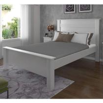 Cama De Casal Montreal Plus Branco - Móveis Lanza