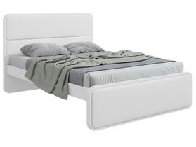 Cama de Casal Móveis Lopas Loop Branca Cama de Casal Móveis Lopas Loop Branca