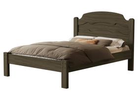 Cama De Casal Para Quarto Tradicional Com Pés Iris Castanho Design Moderno Estilo Classico