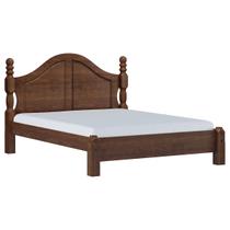 Cama de Casal Queen Clássica 218cm x 172,5cm Ouro Café Madeira Pinus - Finestra Cama de Casal Queen Clássica 218cm x 172,5cm Ouro Café Madeira Pinus - Finestra