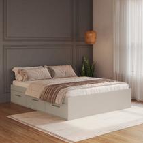 Cama de Casal Quen com 6 Gavetas Genebra Cama de Casal Quen com 6 Gavetas Genebra