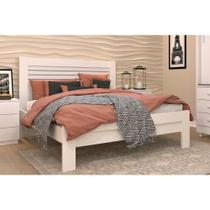 Cama de Casal Tcil Safira Branco