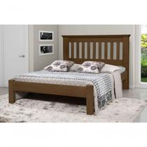 Cama de Casal Texas de Madeira Maciça Tauari Imbuia Cama de Casal Texas de Madeira Maciça Tauari Imbuia