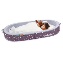 Cama de Chão Infantil Portátil e Dobrável Mooedcoe com Laterais de Segurança