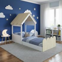Cama de Chão Montessoriana Infantil Casinha e Cercadinho