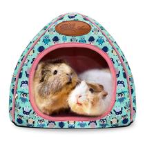 Cama de cobaia BWOGUE Caverna aconchegante para pequenos animais Cama de cobaia BWOGUE Caverna aconchegante para pequenos animais