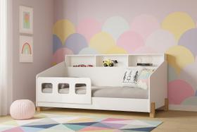 Cama de Criança Juvenil Mavi com Luminaria Nuvem Cama de Criança Juvenil Mavi com Luminaria Nuvem