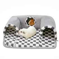 Cama de esconderijo para animais pequenos Pet Tunnel Lfokd Grey 56x48cm Cama de esconderijo para animais pequenos Pet Tunnel Lfokd Grey 56x48cm