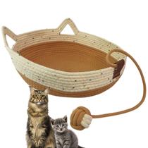 Cama de Gato Arranhador Cestinho Felino Cao Pet Caminha Rasqueavel Bolinha Brinquedo Animais Domestico Petshop Casa Confortavel Cama de Gato Arranhador Cestinho Felino Cao Pet Caminha Rasqueavel Bolinha Brinquedo Animais Domestico Petshop Casa Confortavel