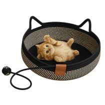 Cama de Gato Pet Arranhador Ninho Felino Cestinho Caminha Confortavel Bichinho Animal Estimaçao Petshop Casa Cama de Gato Pet Arranhador Ninho Felino Cestinho Caminha Confortavel Bichinho Animal Estimaçao Petshop Casa