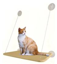 Cama De Janela Suspensa Para Gatos Ventosas Caminha Marrom Cama De Janela Suspensa Para Gatos Ventosas Caminha Marrom