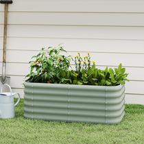 Cama de jardim elevada Besebay Metal galvanizado 120x60x45cm Cama de jardim elevada Besebay Metal galvanizado 120x60x45cm