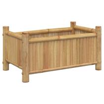 Cama de jardim elevada Planter VidaXL Bamboo 50x30x25cm