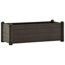 Cama de jardim elevada VidaXL Durable Mocha Polipropileno