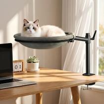 Cama de mesa Cat Cama de gato unidispositivo para mesa com cinza giratório de 360