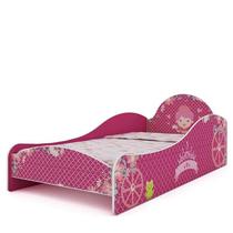 Cama de Princesa Infantil Menina Gelius Pink Plock