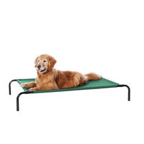 Cama de refrigeração elevada para animais de estimação Amazon Basics Large Green